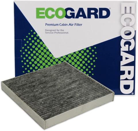 ECOGARD XC35843C Premium Cabin Air Filter with Activated Carbon Odor Eliminator Fits Smart Fortwo 2008-2018, EQ fortwo 2019