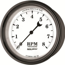 Auto Meter 1297 Old Tyme White II 3-3/8" 8000 RPM In-Dash Tachometer Gauge
