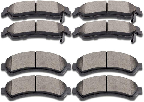 SCITOO Compatible fit for Ceramic Disc Brake Pads Set 1998-2005 Chevrolet Blazer,1998-2004 Chevrolet S10,1998-2005 GMC Jimmy,1998-2004 GMC Sonoma,1998-2000 Isuzu Hombre,1997-2001 Oldsmobile Bravada