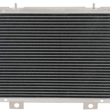 ALLOYWORKS 2 Row All Aluminum Radiator For 2011-2018 Can-Am Commander 1000 2010+ / Maverick 1000 2013+