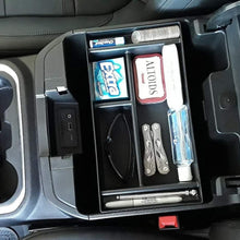 Vehicle OCD - Center Console Divider and Tray Organizer for Chevy Silverado 1500 / GMC Sierra 1500 (2019-2020) and 2500/3500 HD (2020) (Full Console w/Bucket Seats ONLY) - Made in USA