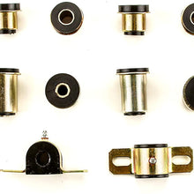 Andersen Restorations Black Polyurethane Front End Suspension Bushing Set Compatible with Chevrolet Chevy II/Nova OEM Spec Replacements (12 Piece Kit)
