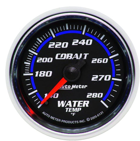 Auto Meter 6131 Cobalt Mechanical Water Temperature Gauge