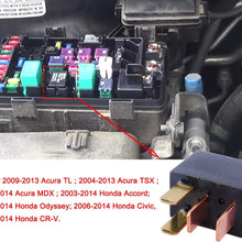 AC Starter Relay Micro Iso 4 Pin 12V G8HL-H71 for 2003-2014 Honda Accord 2006-2014 Honda Civic 2007-2014 Acura MDX Honda CR-V Acura TL TSX MDX 39794-SDA-A03 39794-SDA-A05 RY1224