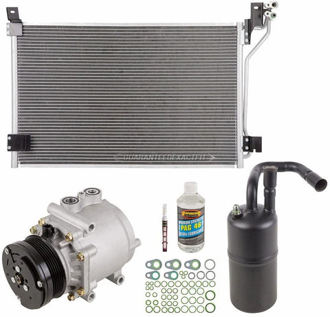 A/C Kit w/AC Compressor Condenser & Drier For Lincoln Town Car 2004 2005 - BuyAutoParts 60-82608CK New