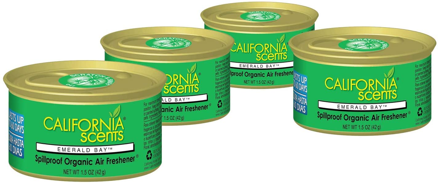 California Scents Air Freshener 4-Pack (Emerald Bay)