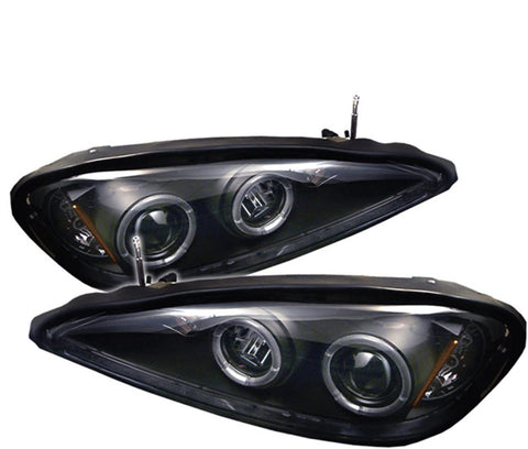 Spyder Auto 5011640 LED Halo Projector Headlights Black/Clear