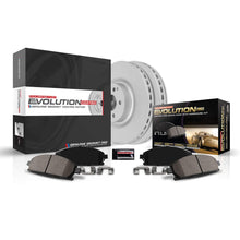 Power Stop CRK8328,Z17 Front Coated Rotor Kit-Coated Brake Rotors, Ceramic Brake Pads