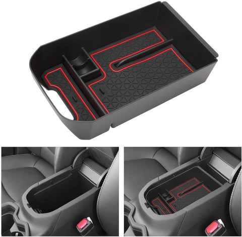 Seven Sparta Center Console Organizer for Toyota RAV4 XA50 2019 & 2020 ABS Tray Armrest Box Secondary Storage