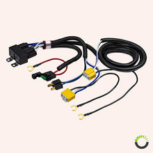 H4 LED Headlight Wiring Harness [Negative Switched Conversion] [Fused] H4 Head Light Relay Harness Kit for 9003 H6054 H5054 H6054LL 6014 6052 6053 Subaru Toyota Head Lights