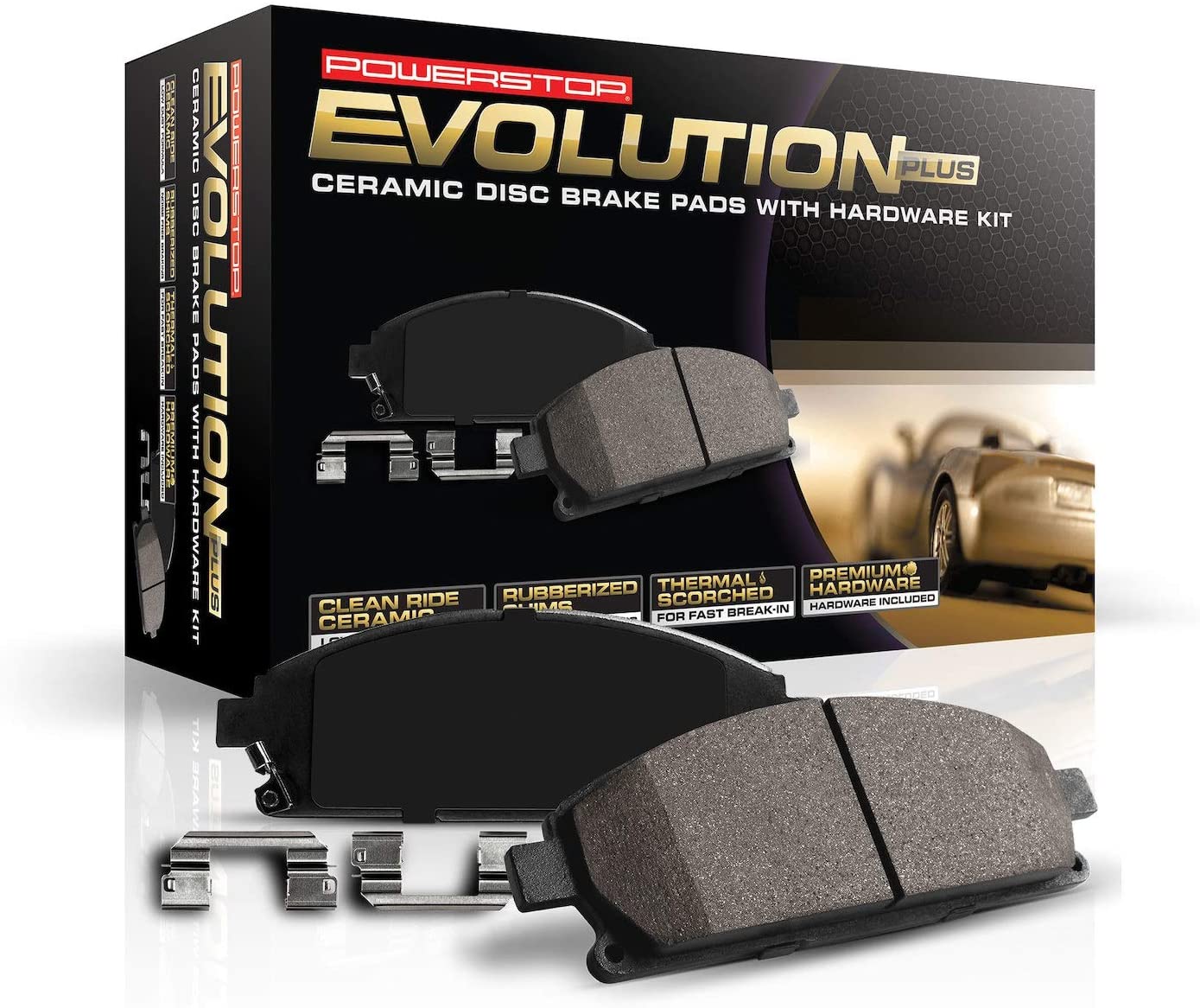 Power Stop 16-923 Z16 Evolution Front Ceramic Brake Pads