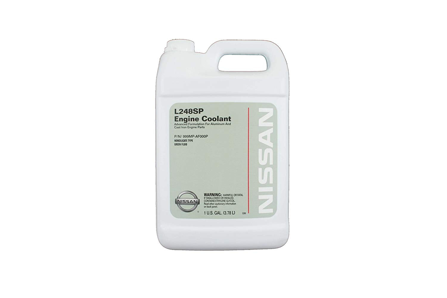 Genuine Nissan Fluid 999MP-AF000P Green L248SP Engine Coolant - 1 Gallon