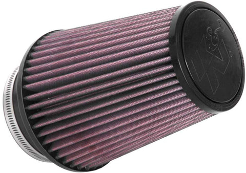 K&N Universal Clamp-On Air Filter: High Performance, Premium, Washable, Replacement Filter: Flange Diameter: 4 In, Filter Height: 7 In, Flange Length: 1.75 In, Shape: Round Tapered, RU-4680