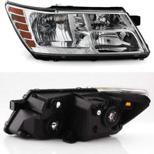 For 2009-18 Dodge Journey Passenger Side Only Headlight Assembly Chrome Housing Clear Lens