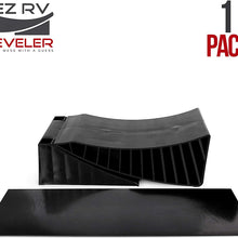 EZ RV Leveler - Curved RV/Camper/Trailer Leveling Blocks - Don't Mess with a Guess…….use The for a Level Trailer on The First Try! (for Single Axles)