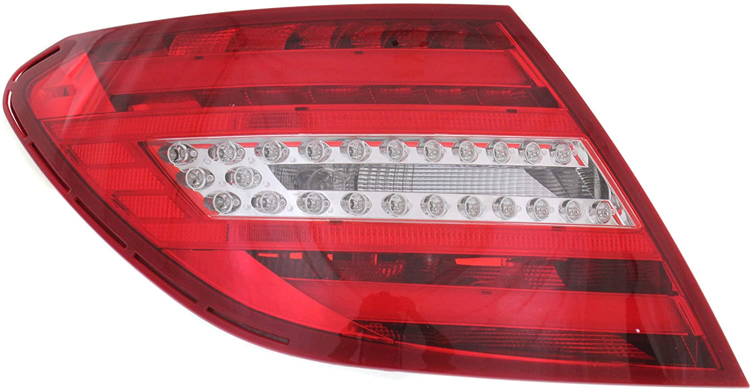 Tail Light Assembly Compatible with 2012-2014 Mercedes Benz C300 Coupe/(Sedan 12-14) Driver Side
