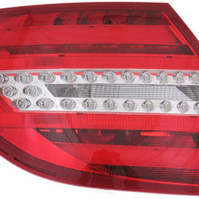 Tail Light Assembly Compatible with 2012-2014 Mercedes Benz C300 Coupe/(Sedan 12-14) Driver Side