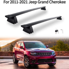Cross Bars Roof Rack Compatible for 2011-2021 Jeep Grand Cherokee Aluminum ABS Cargo Carrier Kayak Rooftop Luggage Crossbar Max Load 155 LBS