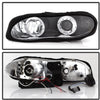Spyder Auto 5009234 LED Halo Projector Headlights Black/Clear
