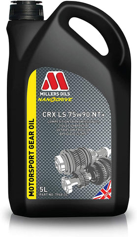 Millers Oils CRX LS 75w90 NT+ - 5 Liter Bottle