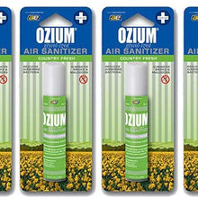 Ozium Air Sanitizer & Freshener Country Fresh Scent (0.8 oz.) - Pack of 6