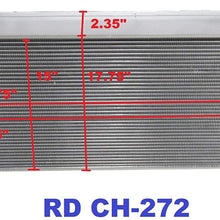3 Row Performance RADIATOR+10" Fans for 82-02 S10 V8 Conversion ONLY