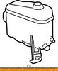 Genuine GM 22866587 Radiator Surge Tank