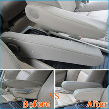 Wadoy Pair PU Leather Seat Armrest Cover for Honda Odyssey 2005-2010（Gray）