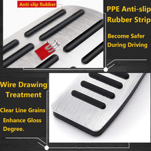 TTCR-II Pedal Covers for Audi A4 A5 A6 A7 A8 Q5 SQ5 and Porsche Macan, No Drill Anti-Slip Aluminum-Alloy Brake and Gas Pedal Pad (Automatic Transmission, 2 Sets)