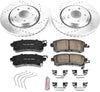 Power Stop K6959 Front Brake Kit with Drilled/Slotted Brake Rotors and Z23 Evolution Ceramic Brake Pads