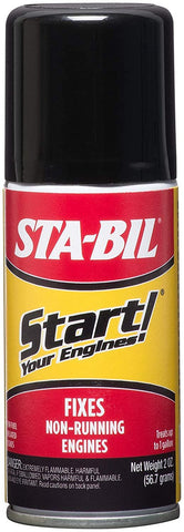 Start Your Engines! Fuel System Revitalizer and Starter Fluid for 2 and 4 Cycle Small Engines, 2 Fl. oz.