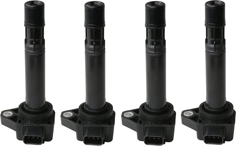 MOSTPLUS Ignition Coils Compatible for 01-05 Acura EL 01-09 Acura MDX 01-05 Honda Civic 03-08 Honda Pilot UF400 (Pack of 4)