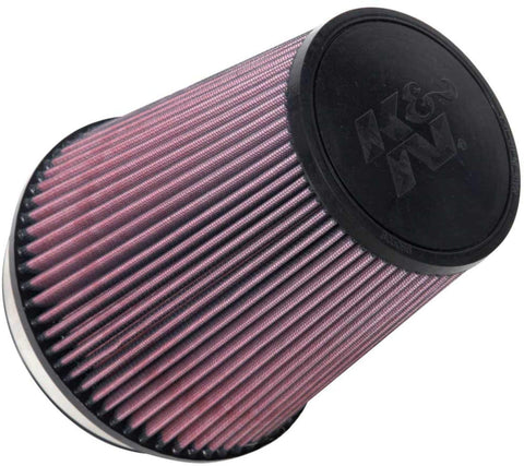 K&N Universal Clamp-On Air Filter: High Performance, Premium, Washable, Replacement Engine Filter: Flange Diameter: 6 In, Filter Height: 8 In, Flange Length: 1 In, Shape: Round Tapered, RU-1020