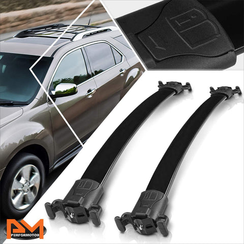 Compatible with Equinox/Terrain 10-17 OE Style Aluminum Roof Top Rail Rack Crossbar Luggage Carrier