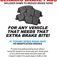 For 2005-2010 Honda Odyssey Front Rear Drill/Slot Brake Rotors+Ceramic Pads