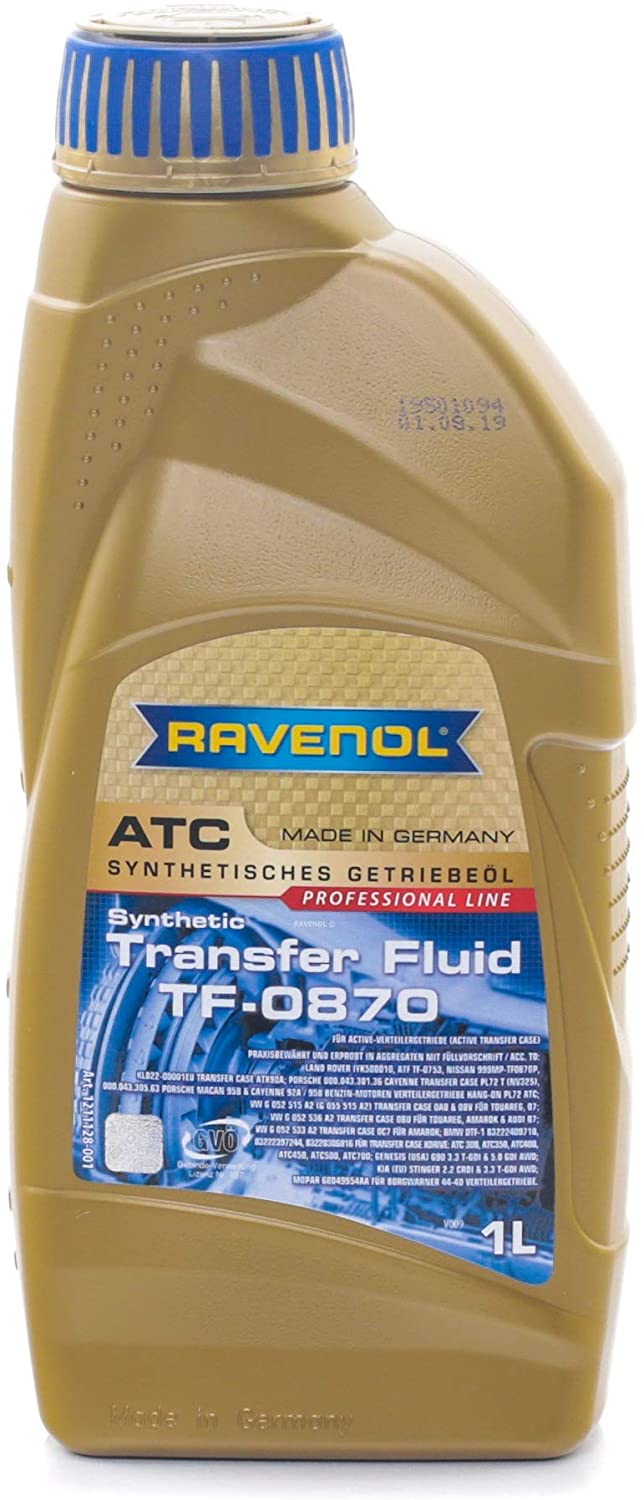 RAVENOL J1C1125 Transfer Case Fluid DTF-1 - Full Synthetic (1 Liter)