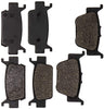 NICHE Brake Pad Kit For Honda Rincon 680 06435-HN8-016 06452-HP0-A02 Front Left Rear Center Semi-Metallic