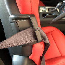 2014-2019 C7 Corvette Seat Belt Stay Clips Accessory Black - 2 Piece Package Fits All Stingray, Including Z06, Grand Sport and ZR1