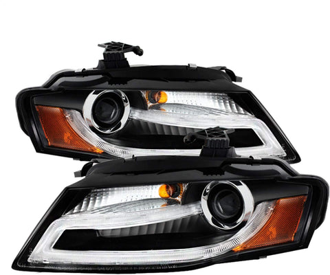 Spyder Auto PRO-YD-AA408-HID-DRL-BK Audi A4 LED Halo Projector Headlight