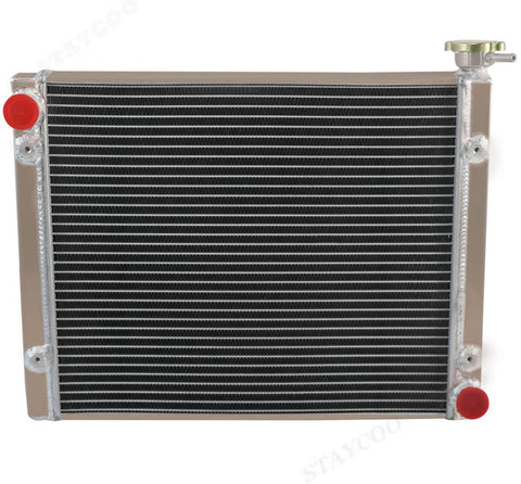 CoolingSky Full Aluminum Radiator for Polaris RZR XP 1000 EPS/RZR XP 4 1000 EPS 2014-2017; RZR 900 /RZR S 900 2015-17