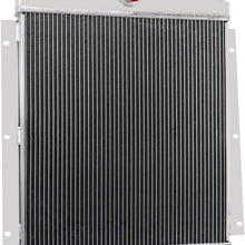 CoolingSky 55MM 3 Row Core Aluminum Radiator for 1947-1954 Chevrolet Trucks Pickup - Direct Replacement