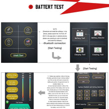 AUTOOL Wireless Bluetooth Car Tester Automotive Battery Regular Flooded,Auto Cranking and Charging Diagnostic Analyzer Cover All 12V Vehicles,Boat for Android & iOS System