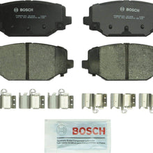 Bosch BC1596 QuietCast Premium Ceramic Disc Brake Pad Set For Select Chrysler Town & Country; Dodge Grand Caravan, Journey; Ram C/V; Volkswagen Routan; Rear