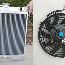 Aluminum Radiator + FAN for Suzuki Swift GTI 1989-1994 1.0L 1.3L 1.6L MT 1990 1991 1992 1993