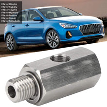 M12x1.5 1/8 NPT Turbo Oil Pressure Sensor Tee Adapter - Stainless Steel Car Accessories Universal