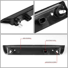 DNA Motoring 3BL-NROG17-LED-SM Full LED 3rd Third Tail Brake Light Replacement