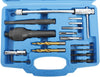KUNTEC 16pcs Glow Plug Removal Remover Tool Set 8mm 10mm Damaged Glow Plug Extractor Repair Tool