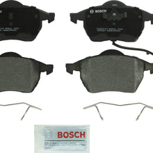 Bosch BP687A QuietCast Premium Semi-Metallic Disc Brake Pad Set For Select Audi 100, A3, A4, A6, A6, A8, A8, TT, Quattro; Volkswagen Beetle, Golf, Jetta; Front