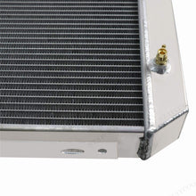 CoolingSky 3 Row All Aluminum Radiator +16" Fan W/Shroud Combo for 1955-1957 Chevy Bel Air丨Nomad丨Del Ray丨150 /210 Series, Multiple V8 Engines