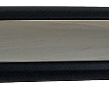 Dorman 79824 Front Driver Side Exterior Door Handle with Keyhole for Select Hyundai Models, Black Handle with Chrome Insert